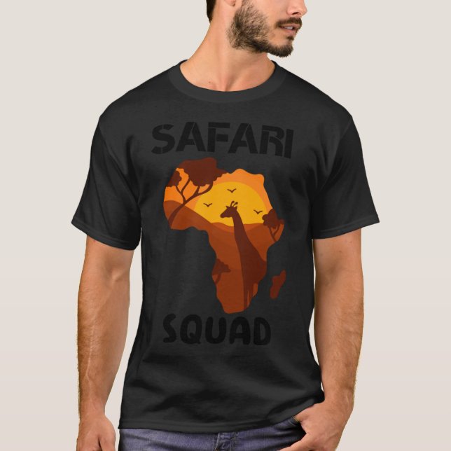 Safari Squad African Family Vacay Sommerurlaub  T-Shirt (Vorderseite)