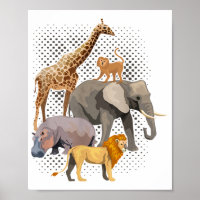 Safari Squad African Safari Tiere Funny Zoo Anim