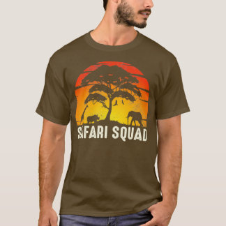 Safari Squad Afrikanische Familienreise passende F T-Shirt