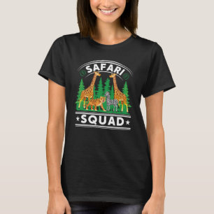 Safari Squad Afrikanische Tier Familienurlaubsreis T-Shirt
