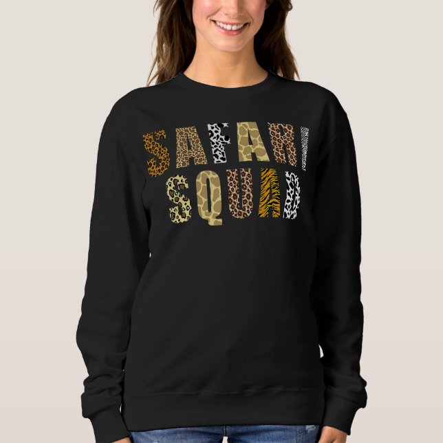 Safari Squad Familie Matching Sommerurlaub 1 Sweatshirt (Vorderseite)
