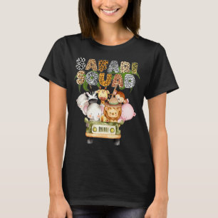 Safari Squad Summer Zoo Tierreise Matching Fami T-Shirt