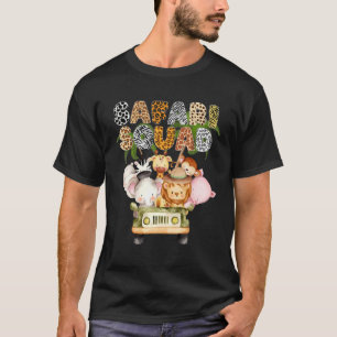 Safari Squad Summer Zoo Tierreise Matching Fami T-Shirt