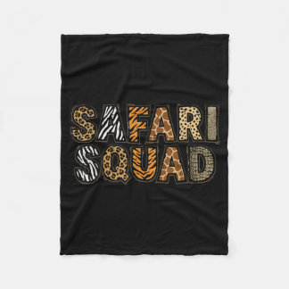 Safari Squad Tierprint Zoo Keeper Crew Männer Fleecedecke