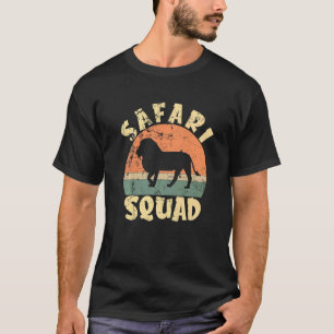 Safari Squad Wild Animal Jungle Africa Zoo Animal T-Shirt