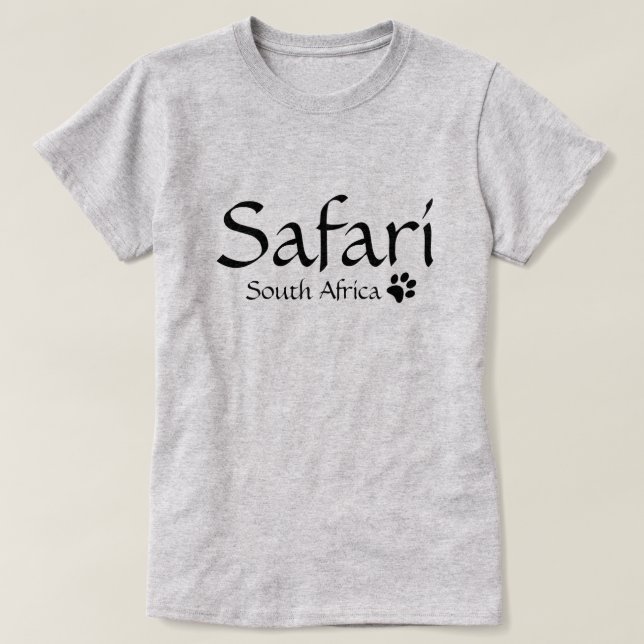 Safari-Südafrika-T - Shirt (Design vorne)