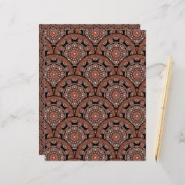 Safari Sunset Bohemisch Star Herbst Mandala Art De