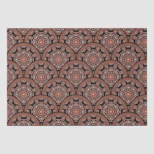 Safari Sunset Bohemisch Star Herbst Mandala Art De Seidenpapier