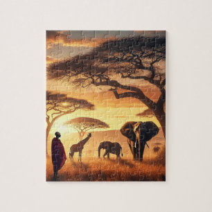 Safari Sunset Puzzle