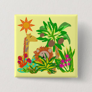 Safari-T-Shirts und Geschenke Button