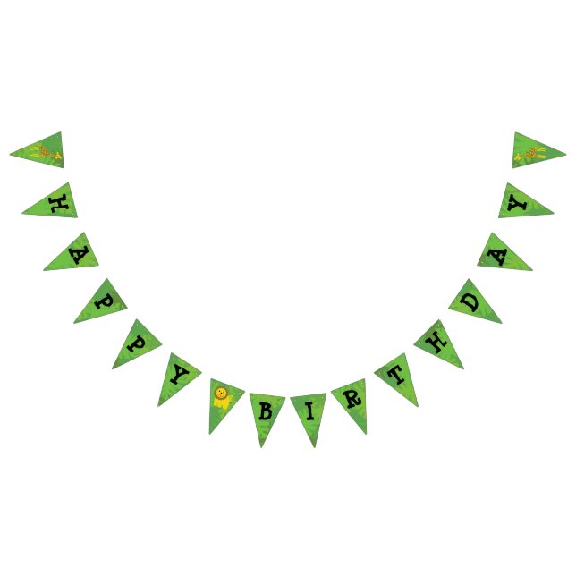 Safari-Thema Geburtstag Wimpelkette (Alle)