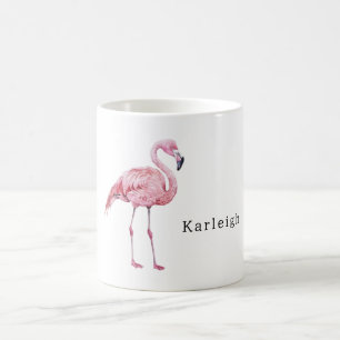 Safari-Tier Rosa Flamingo Kaffeetasse