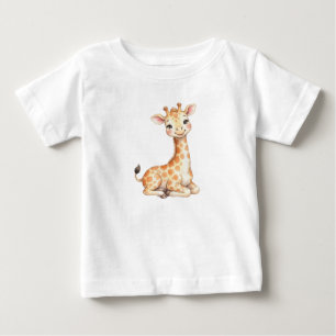 Safari-Tiere-Baby-Giraffe Baby T-shirt