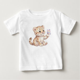 Safari-Tiere-Baby Leopard Baby T-shirt