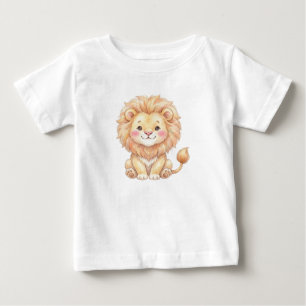 Safari-Tiere-Baby-Löwe Baby T-shirt