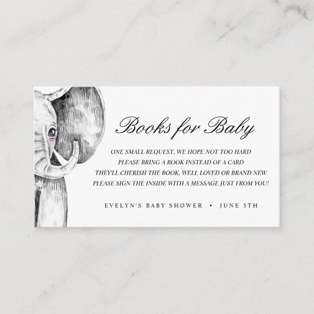 Safari-Tiere | Bücher für Baby Begleitkarte (Vorderseite)