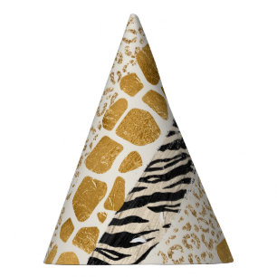Safari-Tiere drucken Geburtstag Partyhütchen