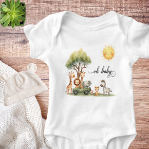 Safari-Tiere Oh Baby Strampler