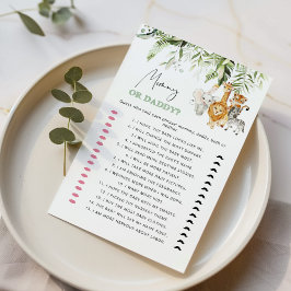 Safari-Tiere raten, wer das gesagt hat, Mama oder