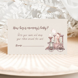 Safari-Tiere trainieren, wie groß der Bauch von Ma Begleitkarte