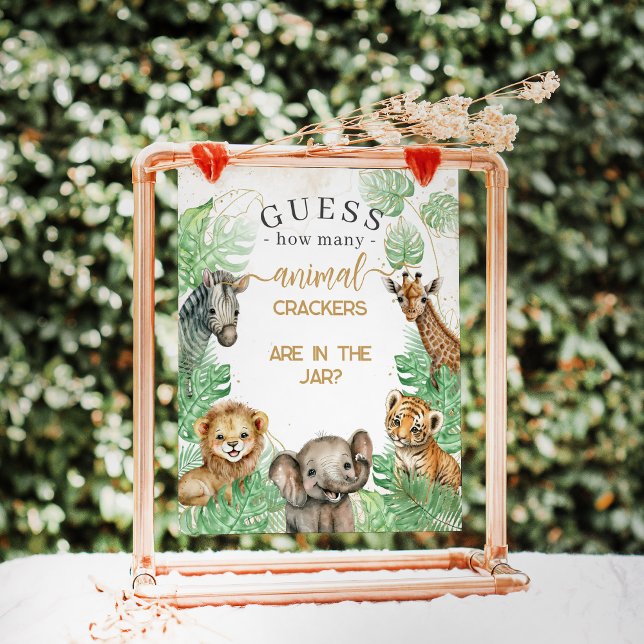 Safari-Tiere Tropical Baby Shockers-Spiel Poster (Von Creator hochgeladen)