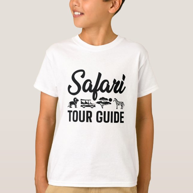 Safari Tour Guide T-Shirt (Vorderseite)