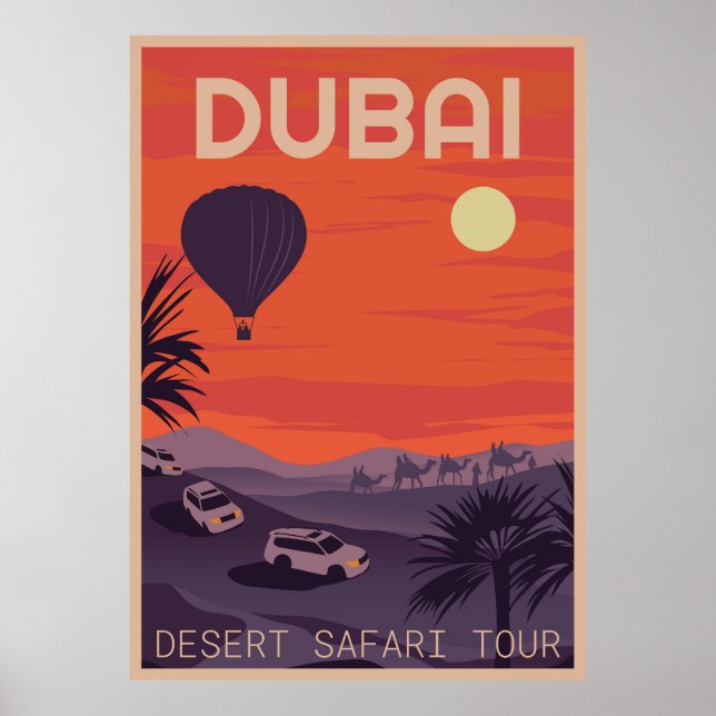 Safari-Tour Poster (Vorne)