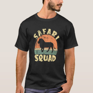 Safari-Trupp Wilde Tier Dschungel Afrika Zoo Tier T-Shirt
