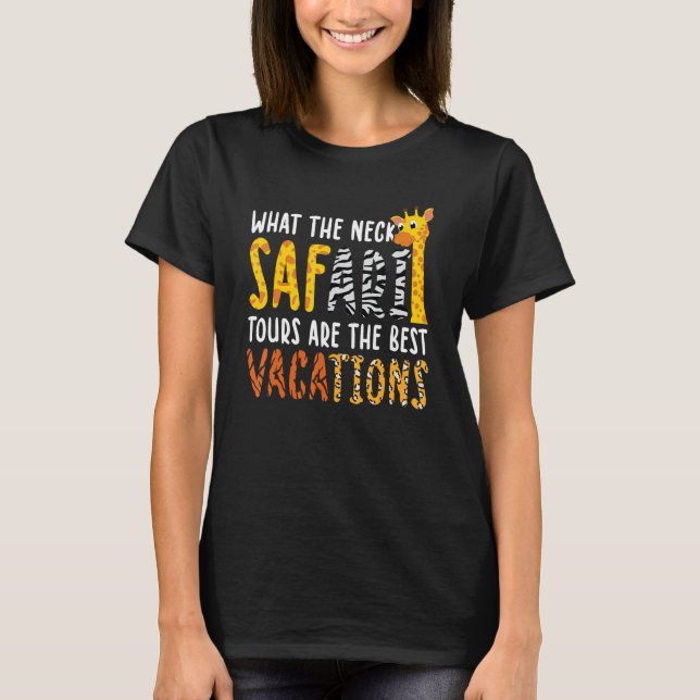 Safari Vacation Wildlife for Safari Adventure T-Shirt (Vorderseite)