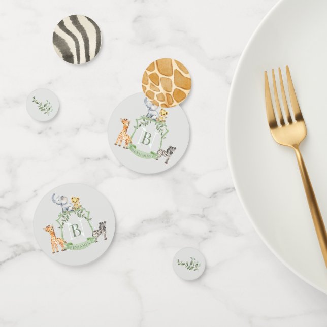 Safari-Wappen Konfetti (Gruppe)