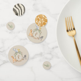 Safari-Wappen Konfetti