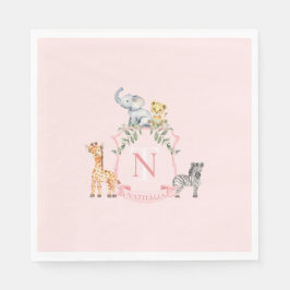 Safari-Wappen Serviette