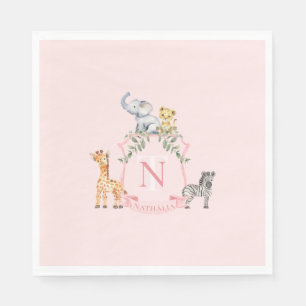 Safari-Wappen Serviette