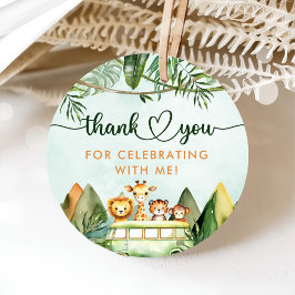 Safari Wild One 1. Geburtstag Geschenkanhänger