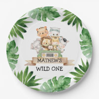 Safari Wild One Birthday Party Paper Teller