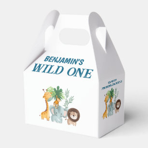 Safari Wild One Geburtstag  Geschenkschachtel