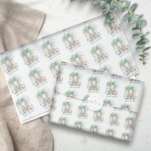 Safari Wild One Geburtstagsgeschenkverpackung Geschenkpapier