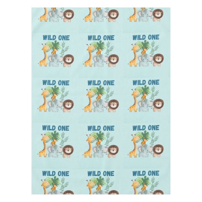 Safari Wild One  Tischdecke (Vorderseite)