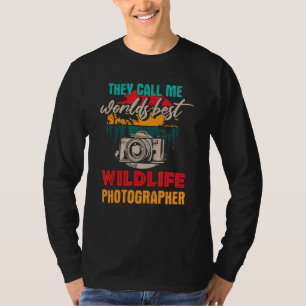 Safari-Wildlife-Fotograf Big Five Afrika-Urlaub T-Shirt