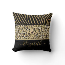 Safari Zebra Leopard Print Streifen Dekoration mit