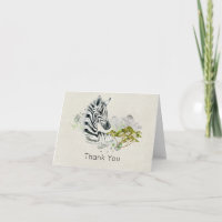 Safari Zebra Wild Exotic Animal Vielen Dank