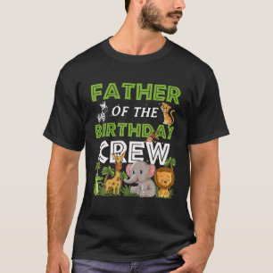 Safari Zootiere Vater Geburtstag Crew Safari T-Shirt