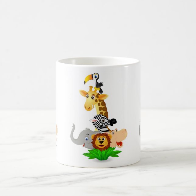 Safaritier Tasse (Mittel)