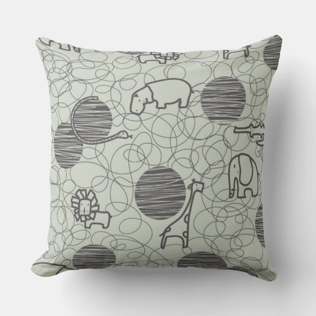 Safaritiere 1 kissen (Vorderseite)