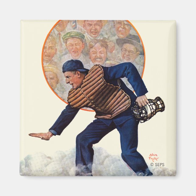 Safe an der Platte Magnet (Vorne)