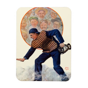 Safe an der Platte Magnet