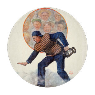 Safe an der Platte Schneidebrett