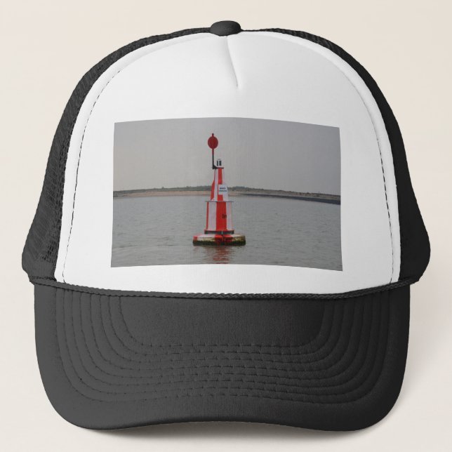 Safe Channel Bouy River Crouch Truckerkappe (Vorderseite)