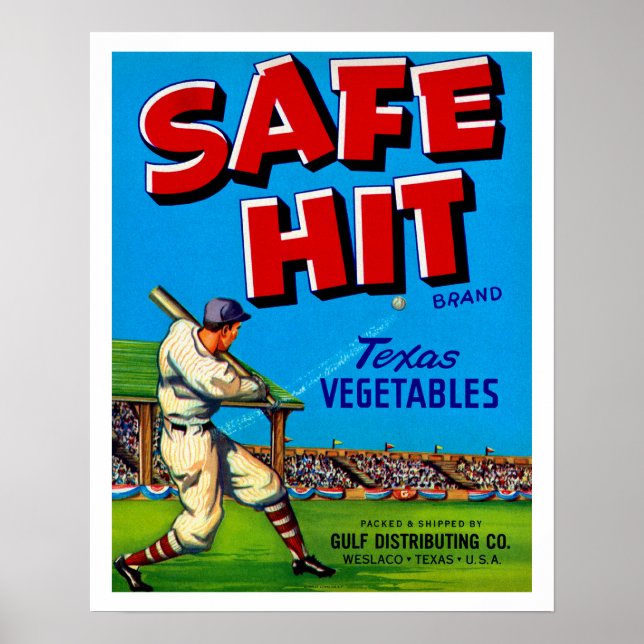 Safe Hit Poster (Vorne)