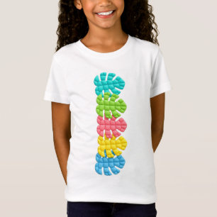 SAFE - Kinder Vertikal-T-Shirt mit Blättern T-Shirt